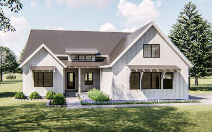 Modern Farmhouse House Plan #963-00325 Elevation Photo