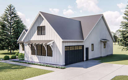 Modern Farmhouse House Plan #963-00325 Elevation Photo