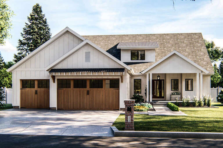 House Plan House Plan #20590 Front Elevation 
