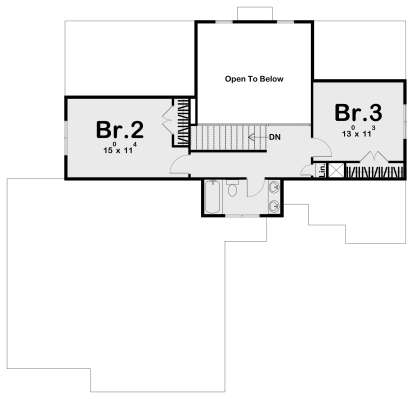 Second Floor for House Plan #963-00328