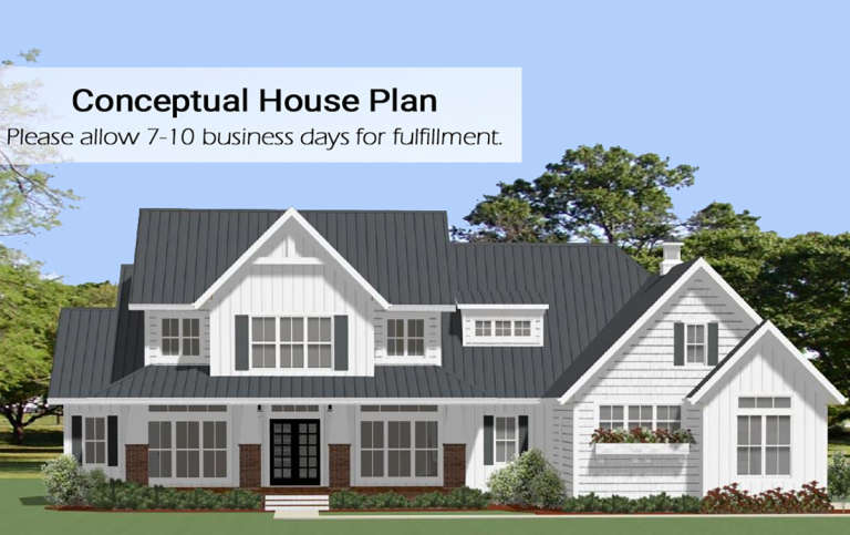 House Plan House Plan #20592 Front Elevation 