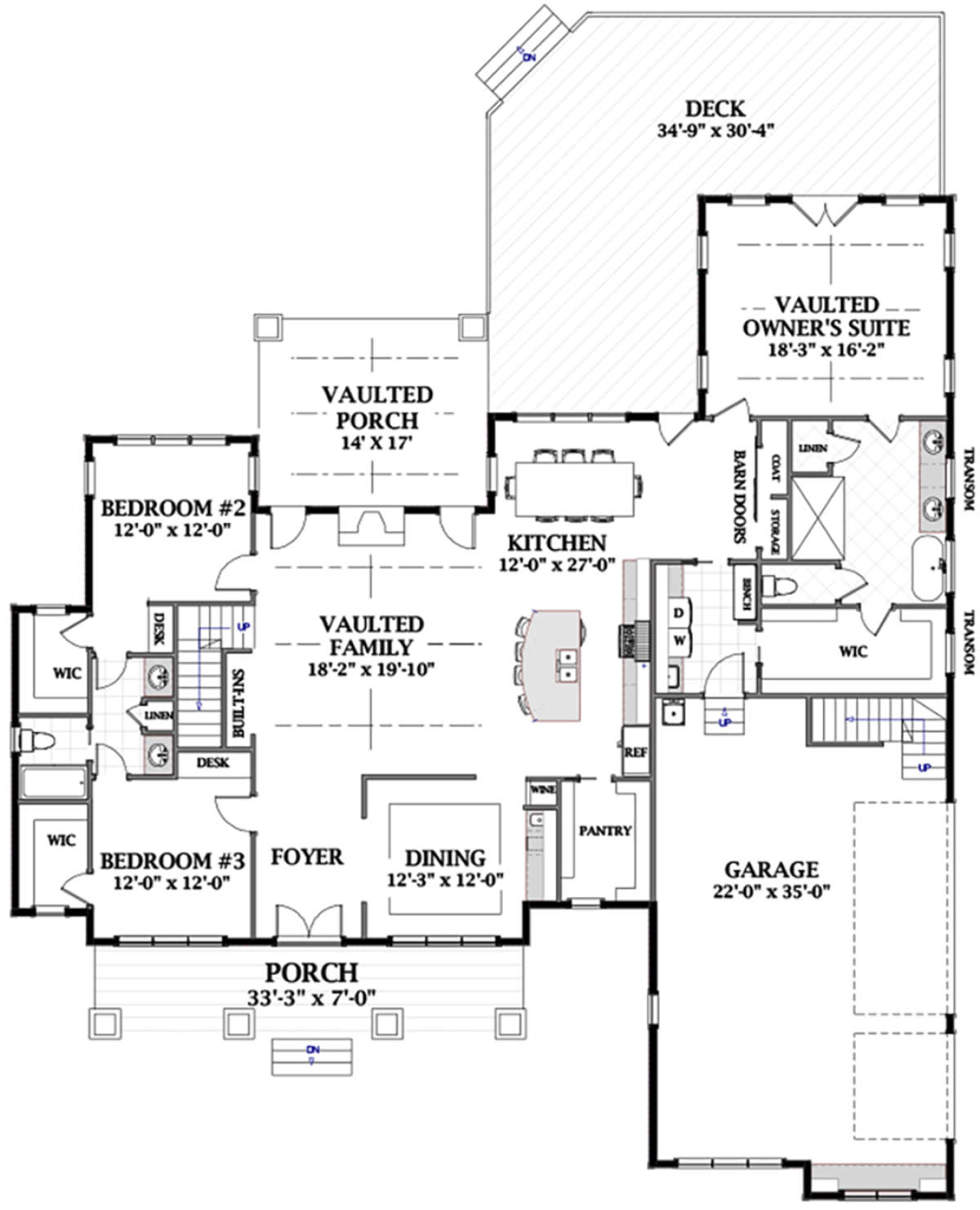 Main Floor for House Plan #6849-00057