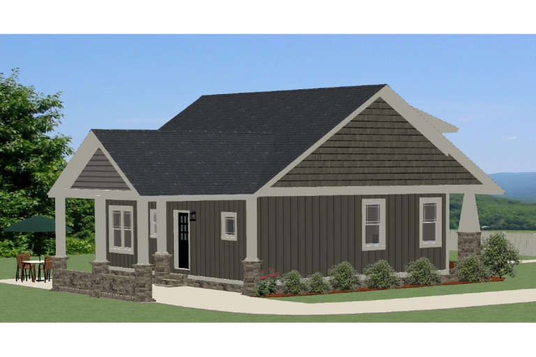 Bungalow House Plan #6849-00060 Elevation Photo