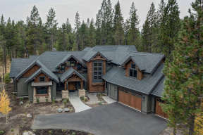 Mountain Rustic House Plan #5829-00026 Elevation Photo