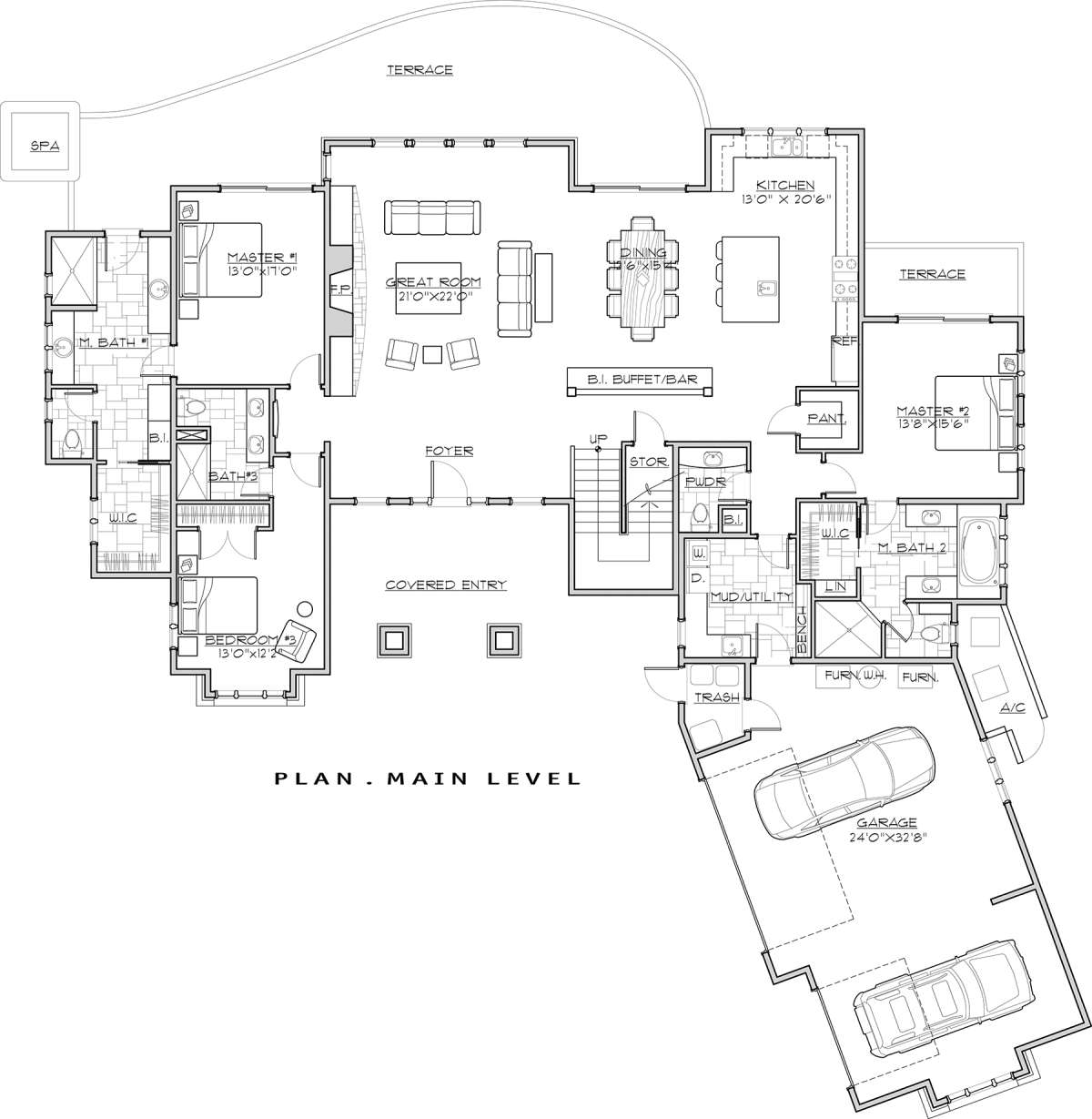 Main Floor for House Plan #5829-00026