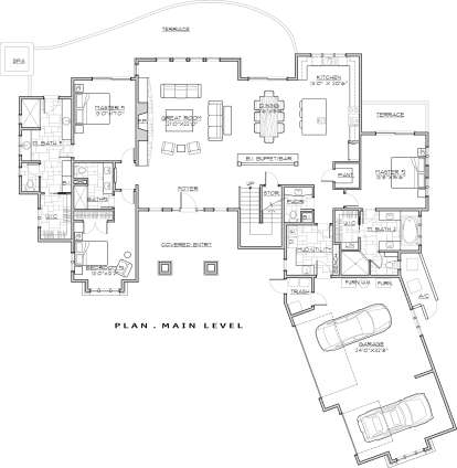 Main Floor for House Plan #5829-00026