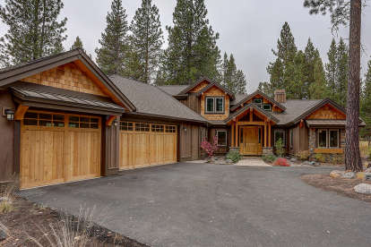 Mountain House Plan #5829-00027 Elevation Photo