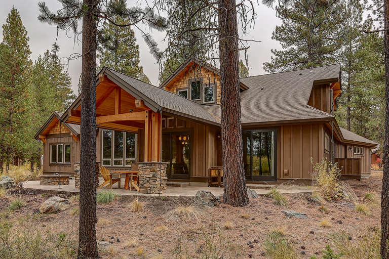 Mountain House Plan #5829-00027 Elevation Photo