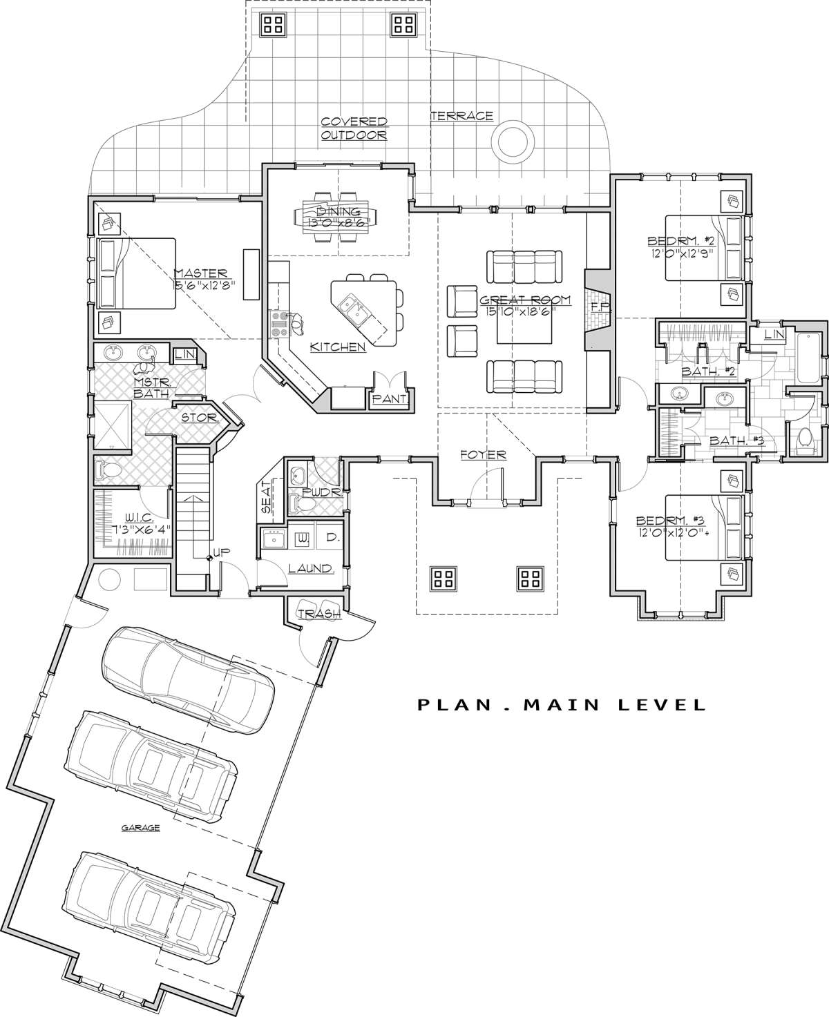 Main Floor for House Plan #5829-00027