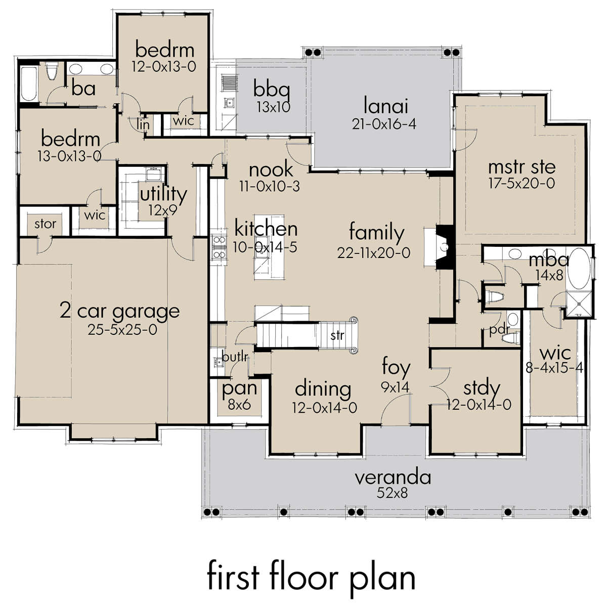 Main Floor for House Plan #9401-00098