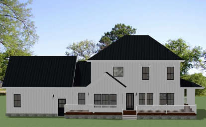 Modern Farmhouse House Plan #6849-00061 Elevation Photo