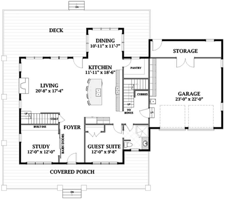 House Plan House Plan #20602 Drawing 1
