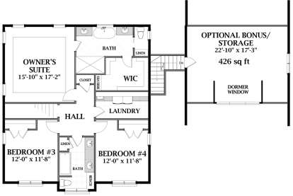 Second Floor for House Plan #6849-00061