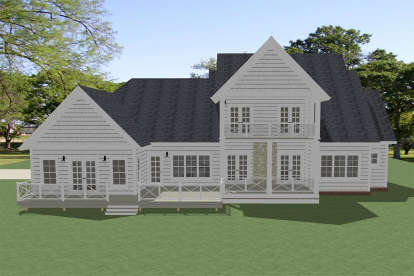 Modern Farmhouse House Plan #6849-00063 Elevation Photo