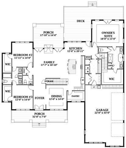Main Floor for House Plan #6849-00063