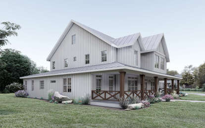 Modern Farmhouse House Plan #6849-00064 Elevation Photo