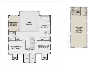 Second Floor for House Plan #6849-00064