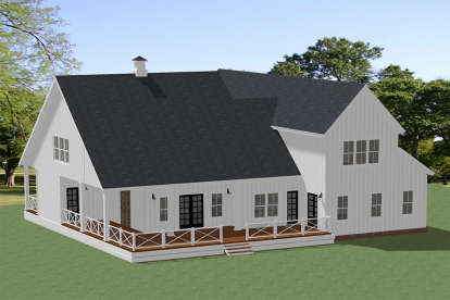 Modern Farmhouse House Plan #6849-00065 Elevation Photo