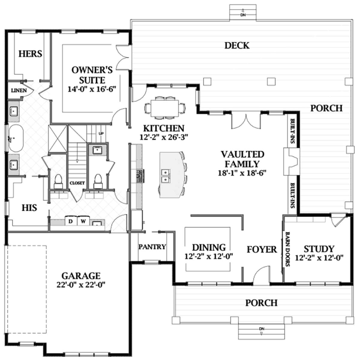 Main Floor for House Plan #6849-00065