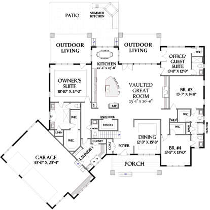 Main Floor for House Plan #6849-00066