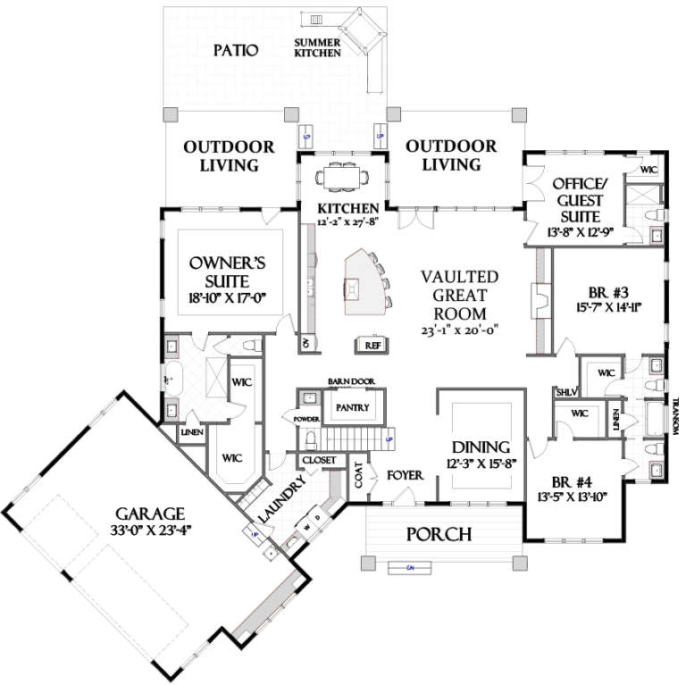 House Plan House Plan #20607 Drawing 1