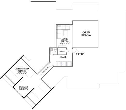 Second Floor for House Plan #6849-00066