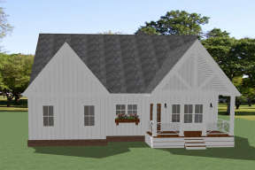 Modern Farmhouse House Plan #6849-00067 Elevation Photo