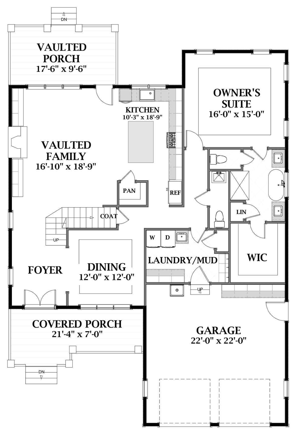 Main Floor for House Plan #6849-00067