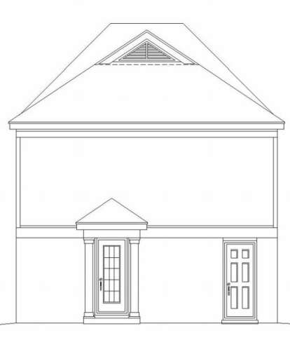 Traditional House Plan #053-00021 Elevation Photo