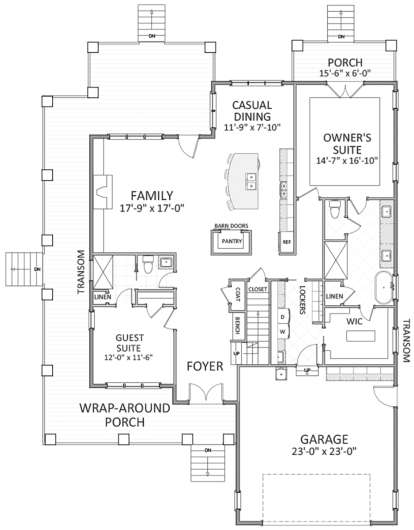 Main Floor for House Plan #6849-00070