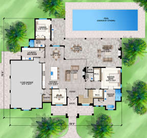 Main Floor for House Plan #207-00069