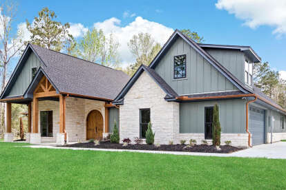 French Country House Plan #041-00187 Build Photo