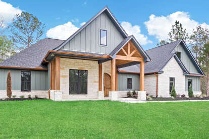 French Country House Plan #041-00187 Build Photo