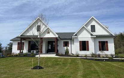 French Country House Plan #041-00187 Build Photo