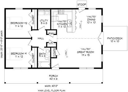 Main Floor for House Plan #940-00129