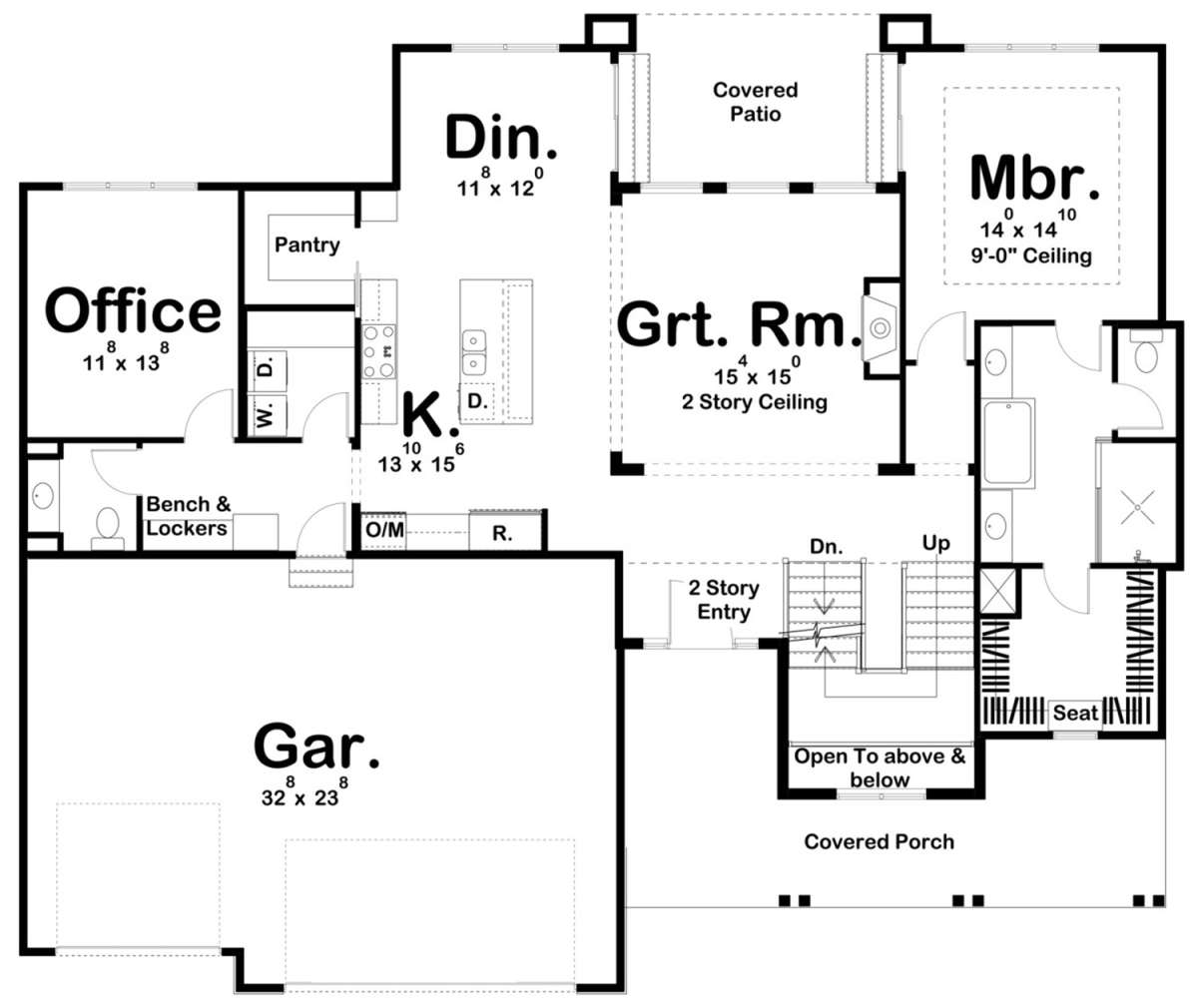 Main Floor for House Plan #963-00329