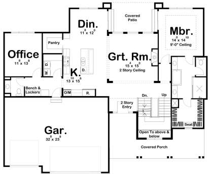 Main Floor for House Plan #963-00329