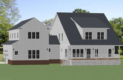 Modern Farmhouse House Plan #6849-00071 Elevation Photo