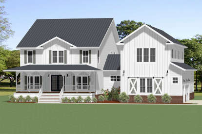 Modern Farmhouse House Plan #6849-00071 Elevation Photo