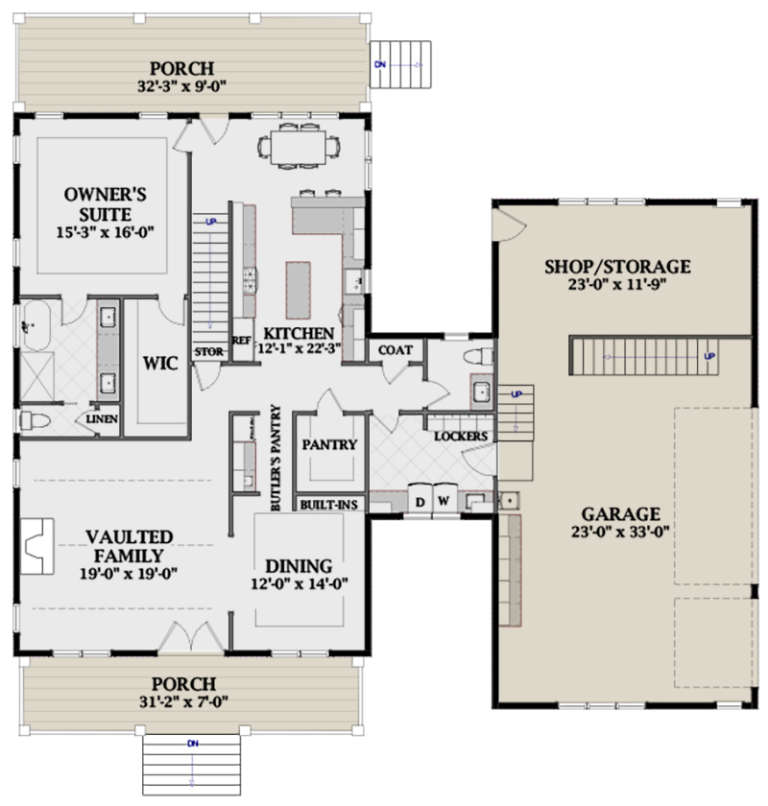 House Plan House Plan #20617 Drawing 1