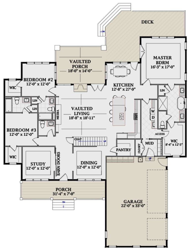 House Plan House Plan #20618 Drawing 1