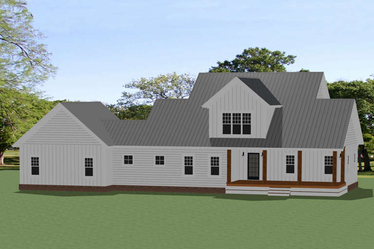 Modern Farmhouse House Plan #6849-00073 Elevation Photo