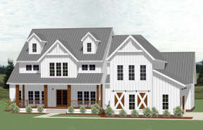 Modern Farmhouse House Plan #6849-00074 Elevation Photo