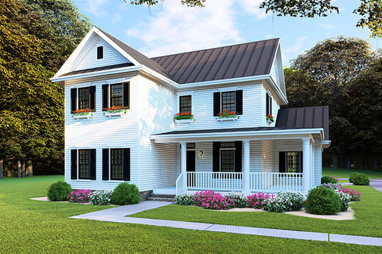 House Plan House Plan #20621 Front Elevation 