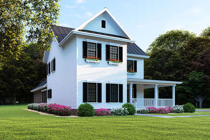Modern Farmhouse House Plan #8318-00105 Elevation Photo