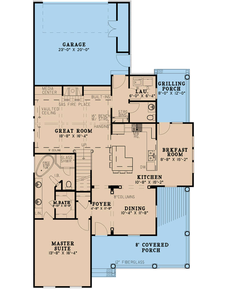 House Plan House Plan #20621 Drawing 1