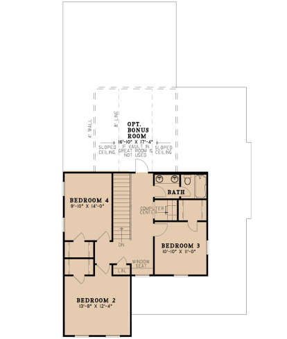Second Floor for House Plan #8318-00105