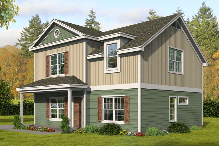House Plan House Plan #20622 Front Elevation 
