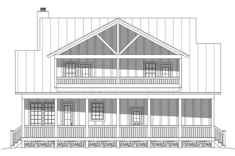 Country House Plan #940-00132 Elevation Photo