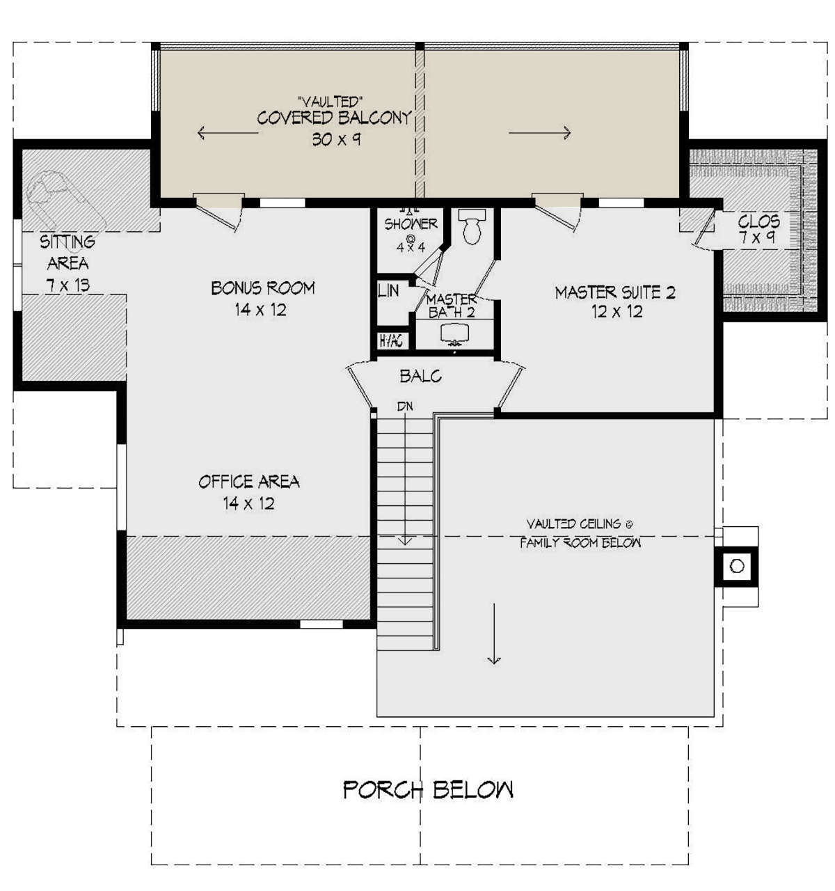 Second Floor for House Plan #940-00132